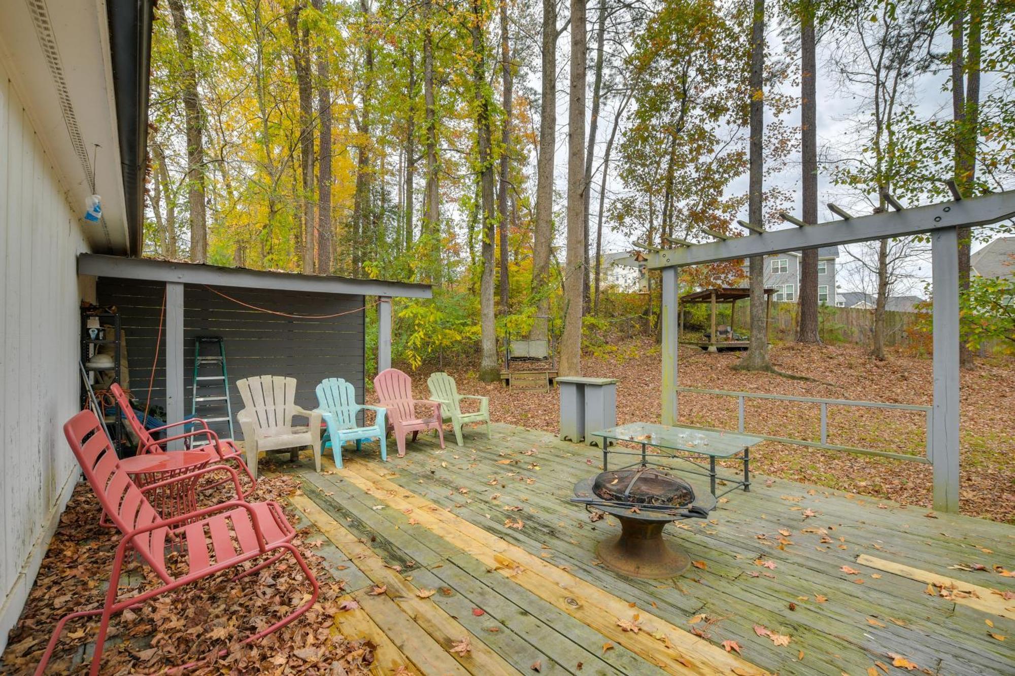 Serene Family Home With Deck In Knightdale! Esterno foto
